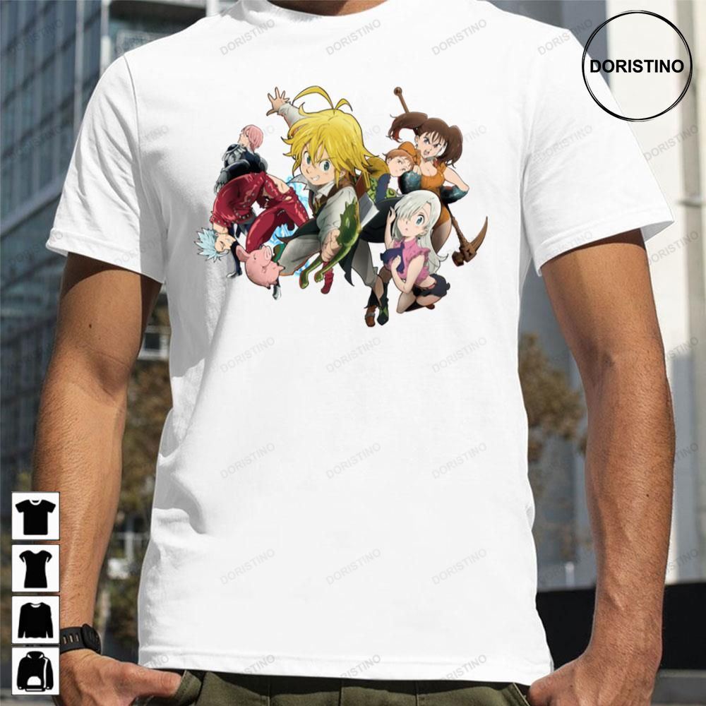 Cute Anime The Seven Deadly Sins Awesome Shirts